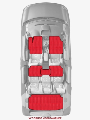 ЭВА коврики «Queen Lux» комплект для Volkswagen Iltis