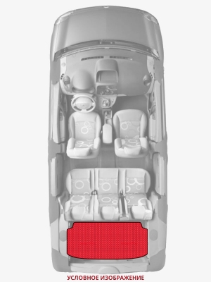 ЭВА коврики «Queen Lux» багажник для Chevrolet Malibu (7G)